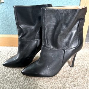Black Nine West booties. Size 7.5. Excellent condition